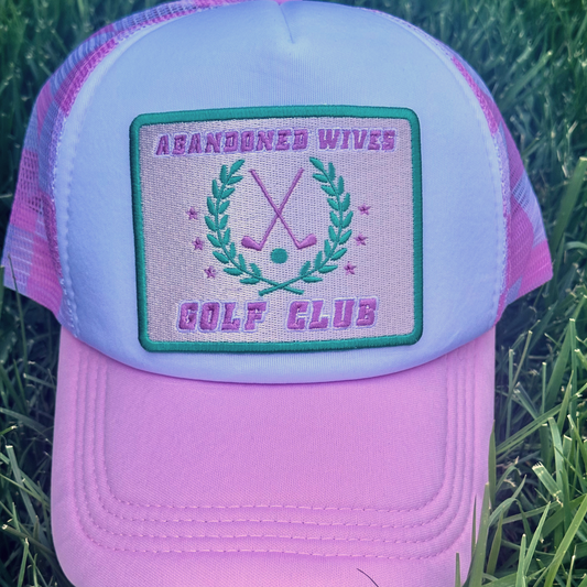 Abandoned Wives Golf Club Trucker Hat