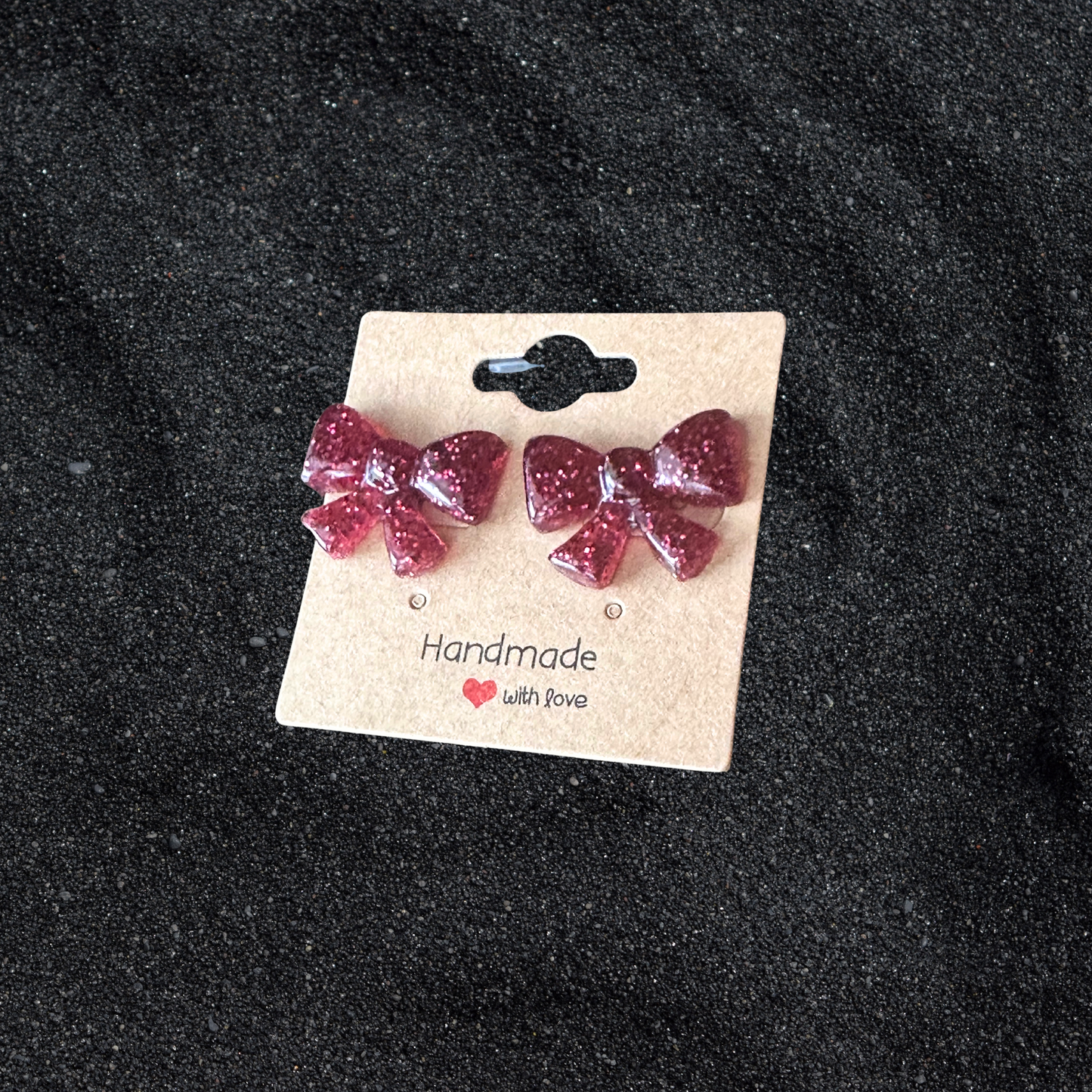 Glitter Resin Bows