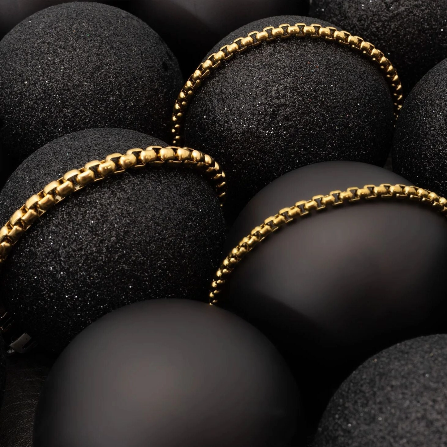 18K Gold Pvd Chain Metal Clasp Men's Bracelet
