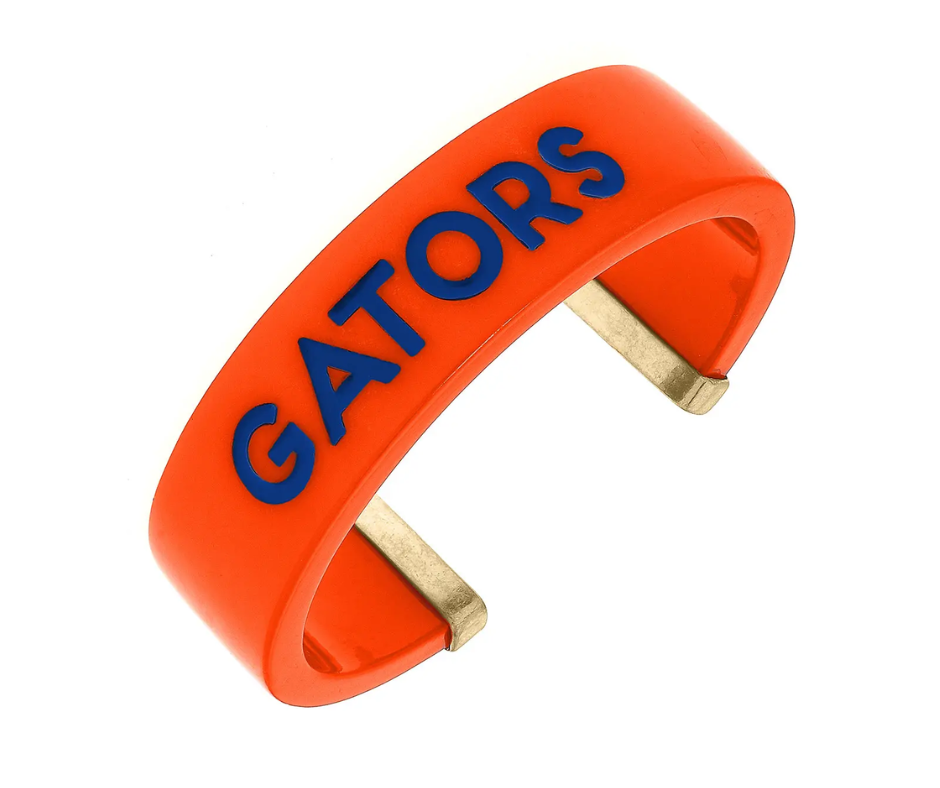 Florida Gators Resin Cuff Bracelet in Orange