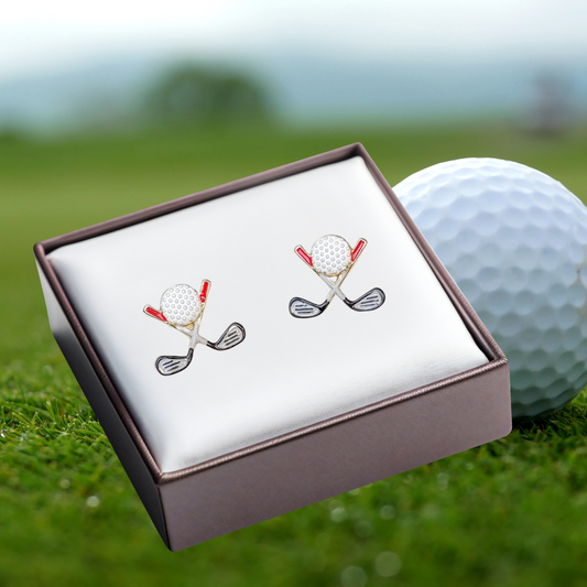 Golf Clubs Stud Earrings