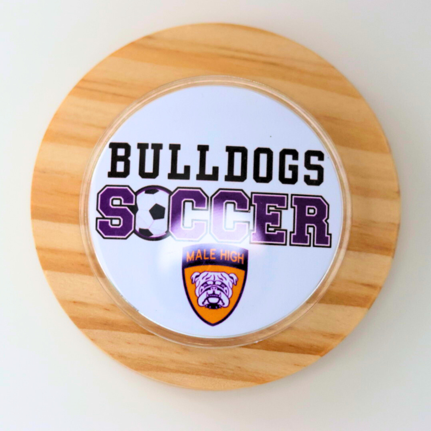 Personalized Game Day Button Pins- Soccer