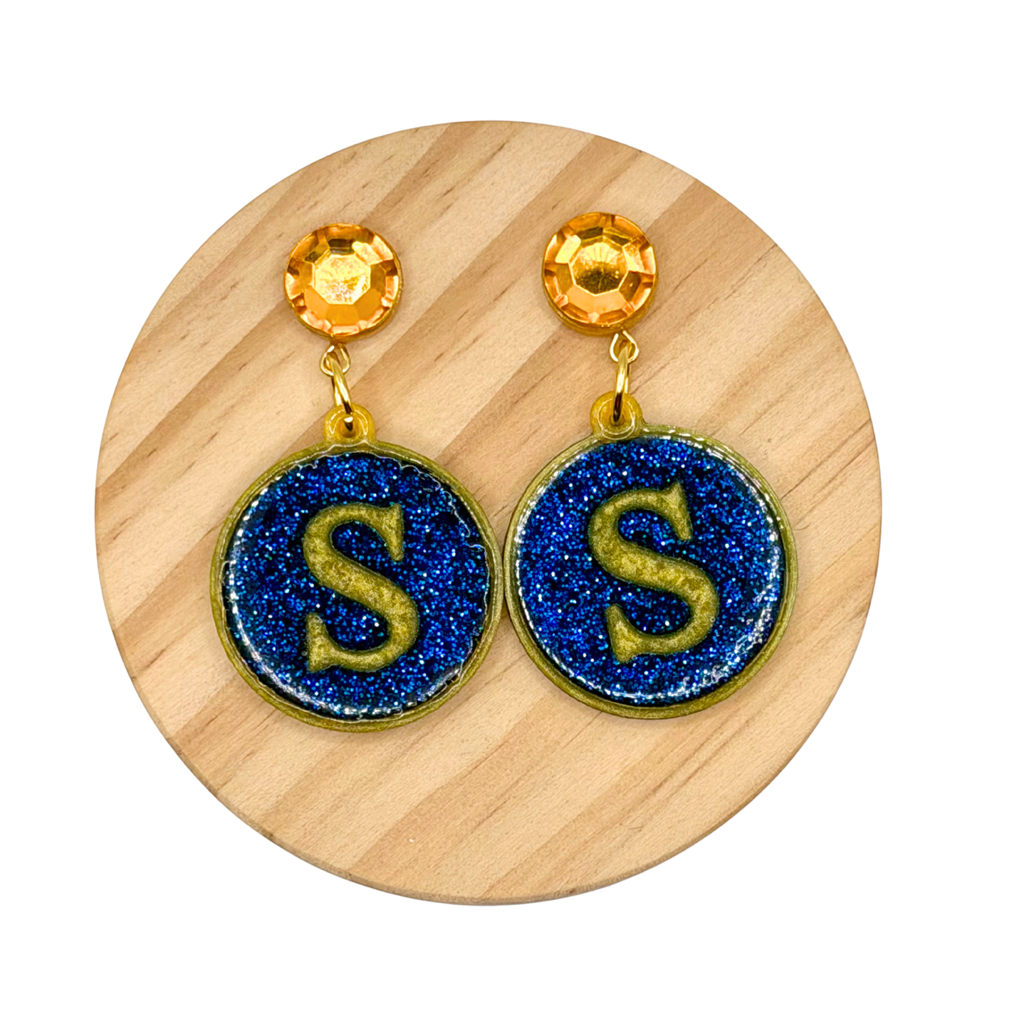Shelby County Rockets Custom Earrings
