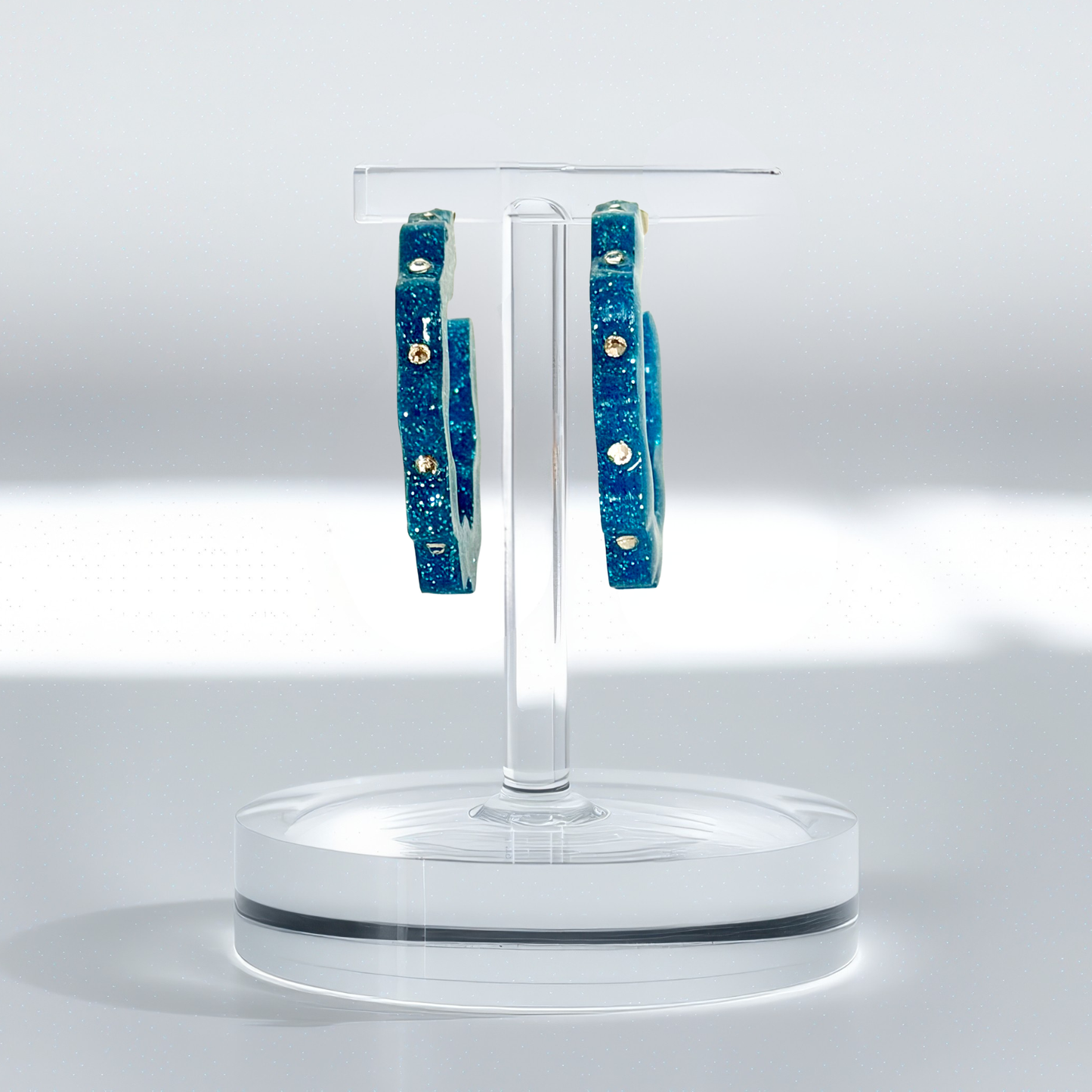 Custom Rhinestone Hoops