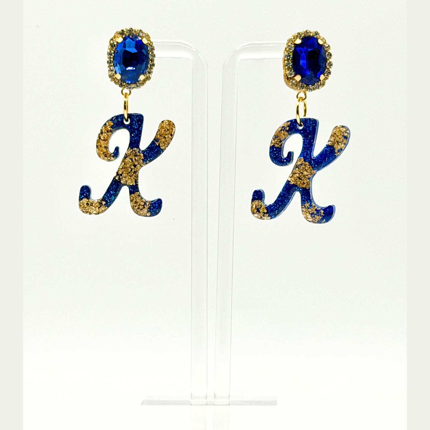 Luxe Letter Drop Earrings