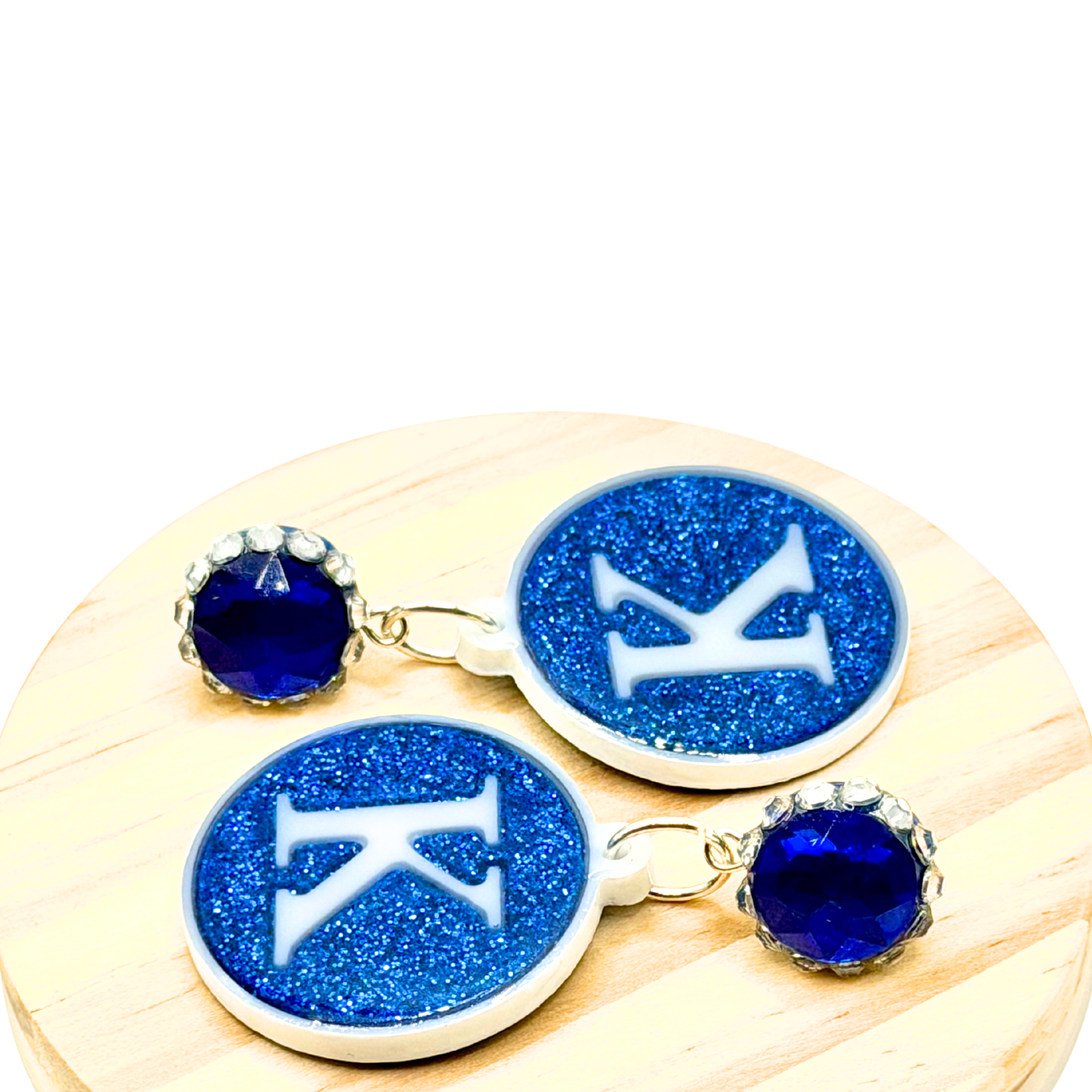 K Custom Earrings- Kentucky Wildcats