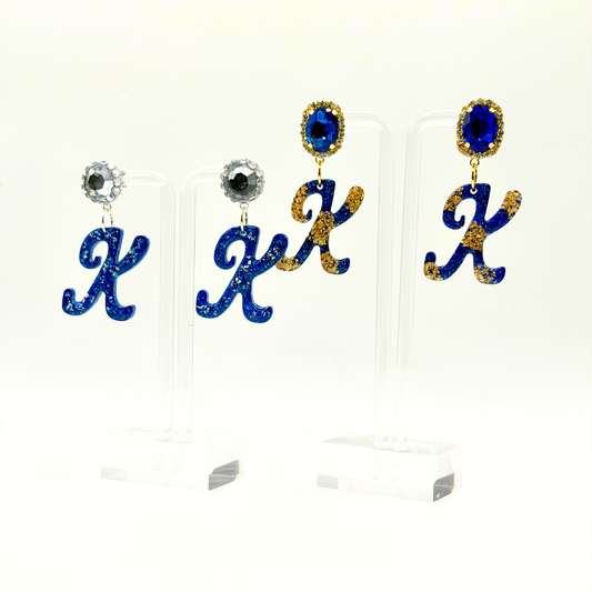 Luxe Letter Drop Earrings