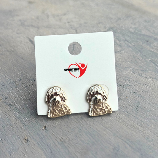 Doodle Enamel Stud Earrings