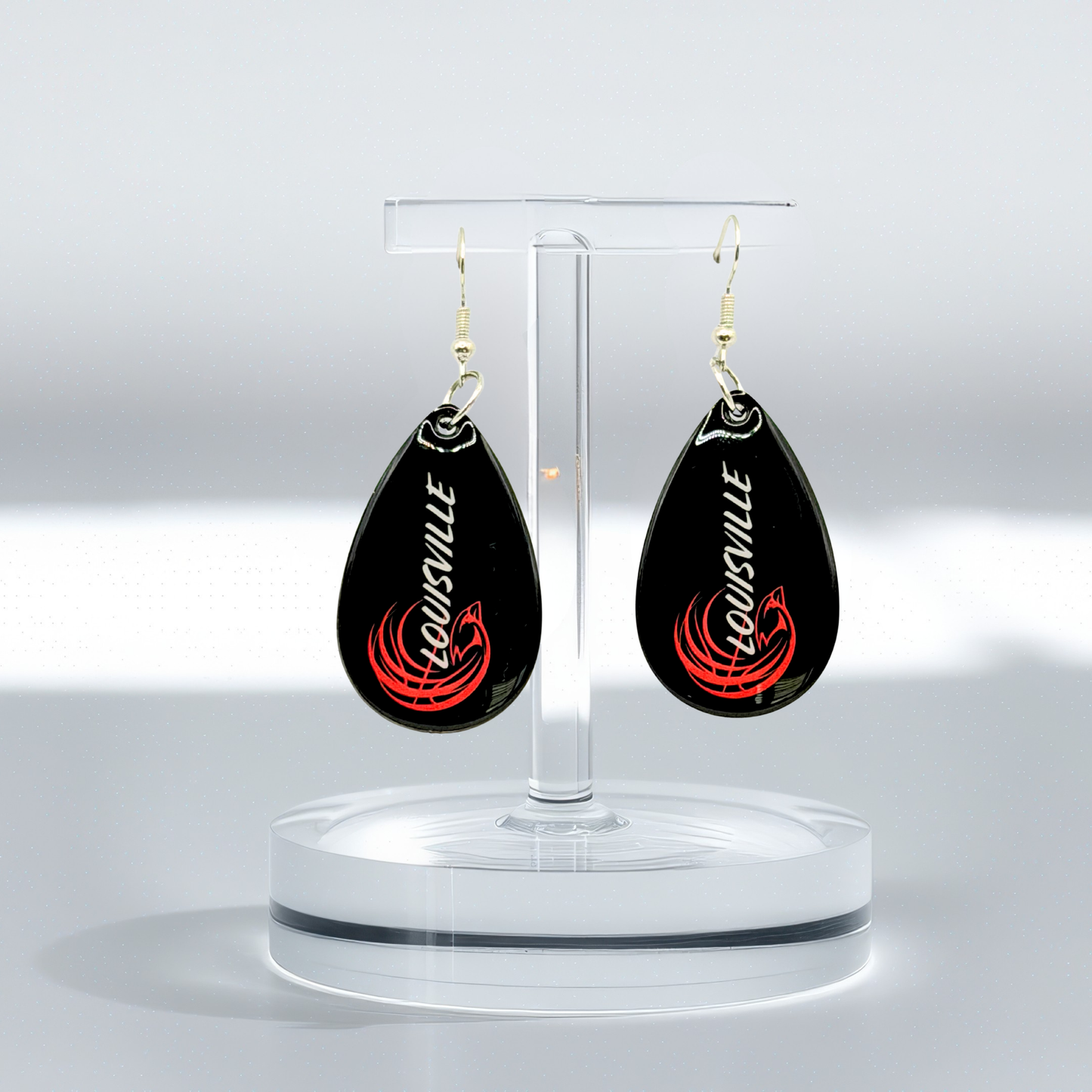 Louisville Cards Teardrop Earrings