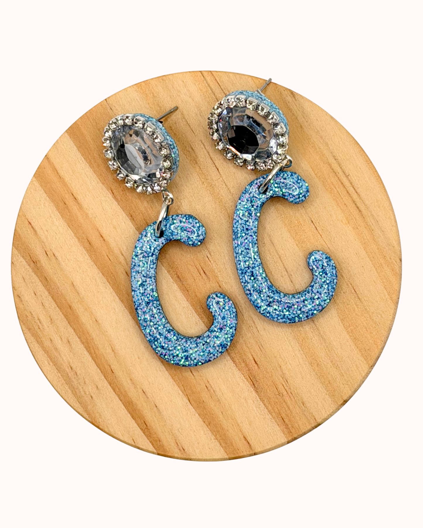 Luxe Letter Drop Earrings