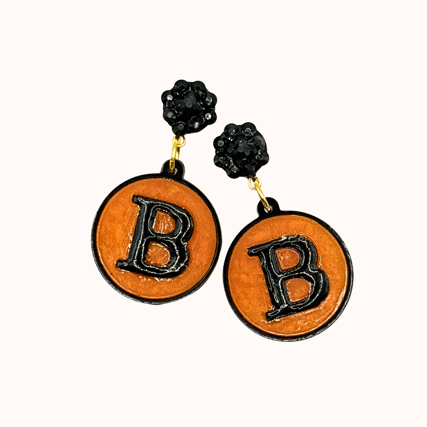 NFL Custom letter Earrings