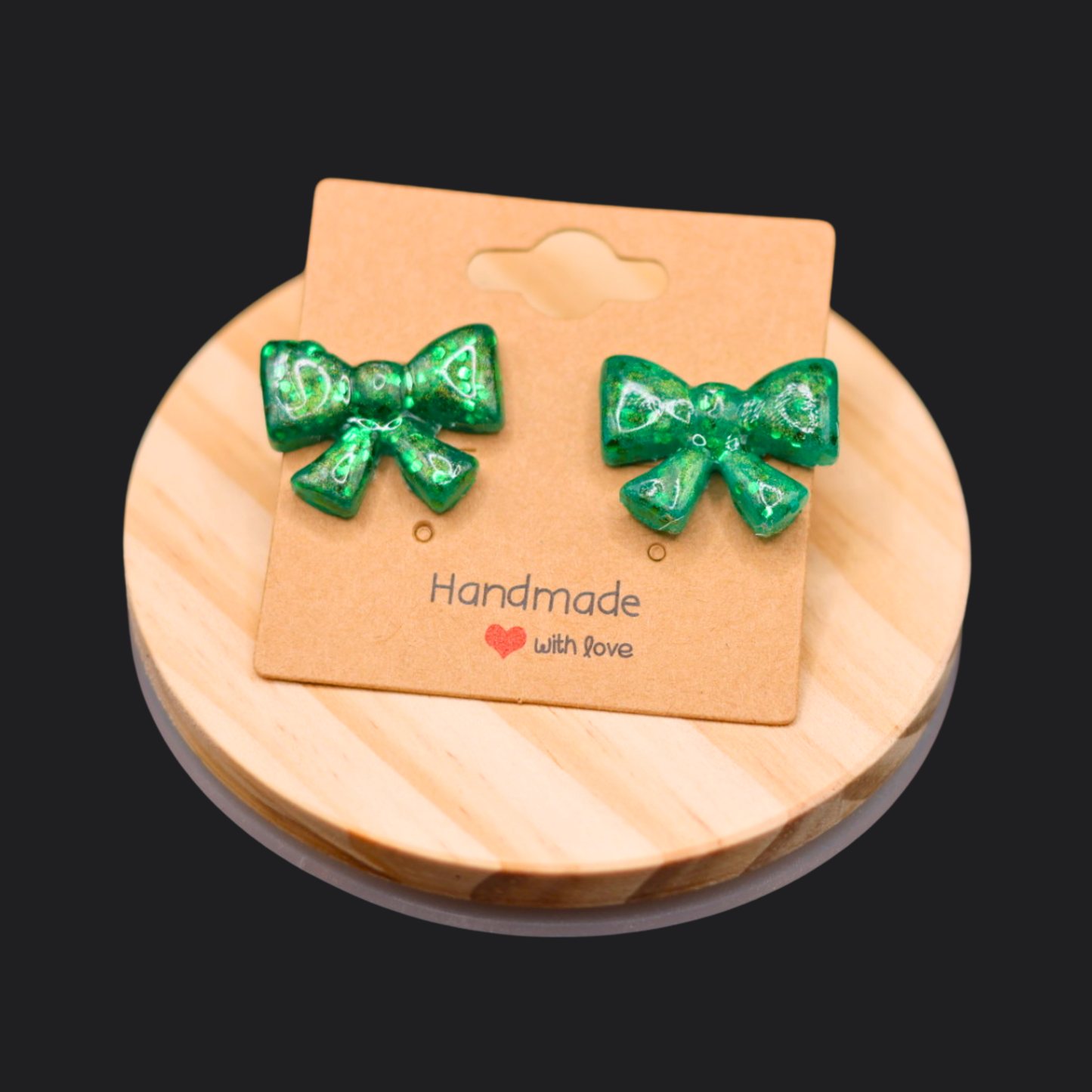 Glitter Resin Bows