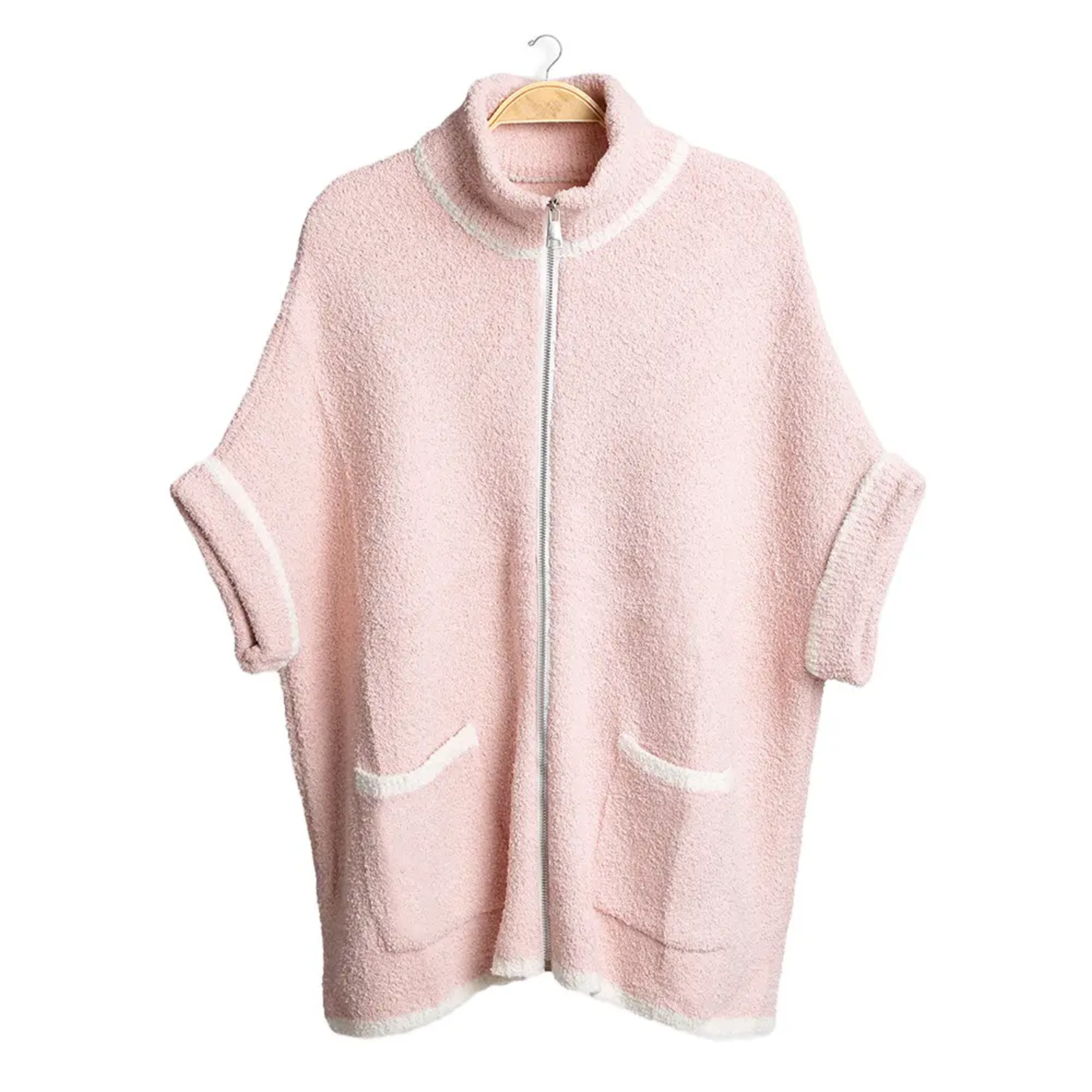 Color Pop Edge Pocket Zipper Jacket