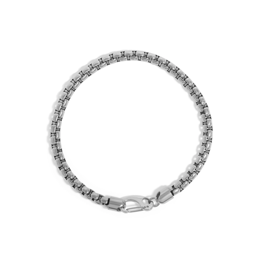 18K Gold Pvd Chain Metal Clasp Men's Bracelet