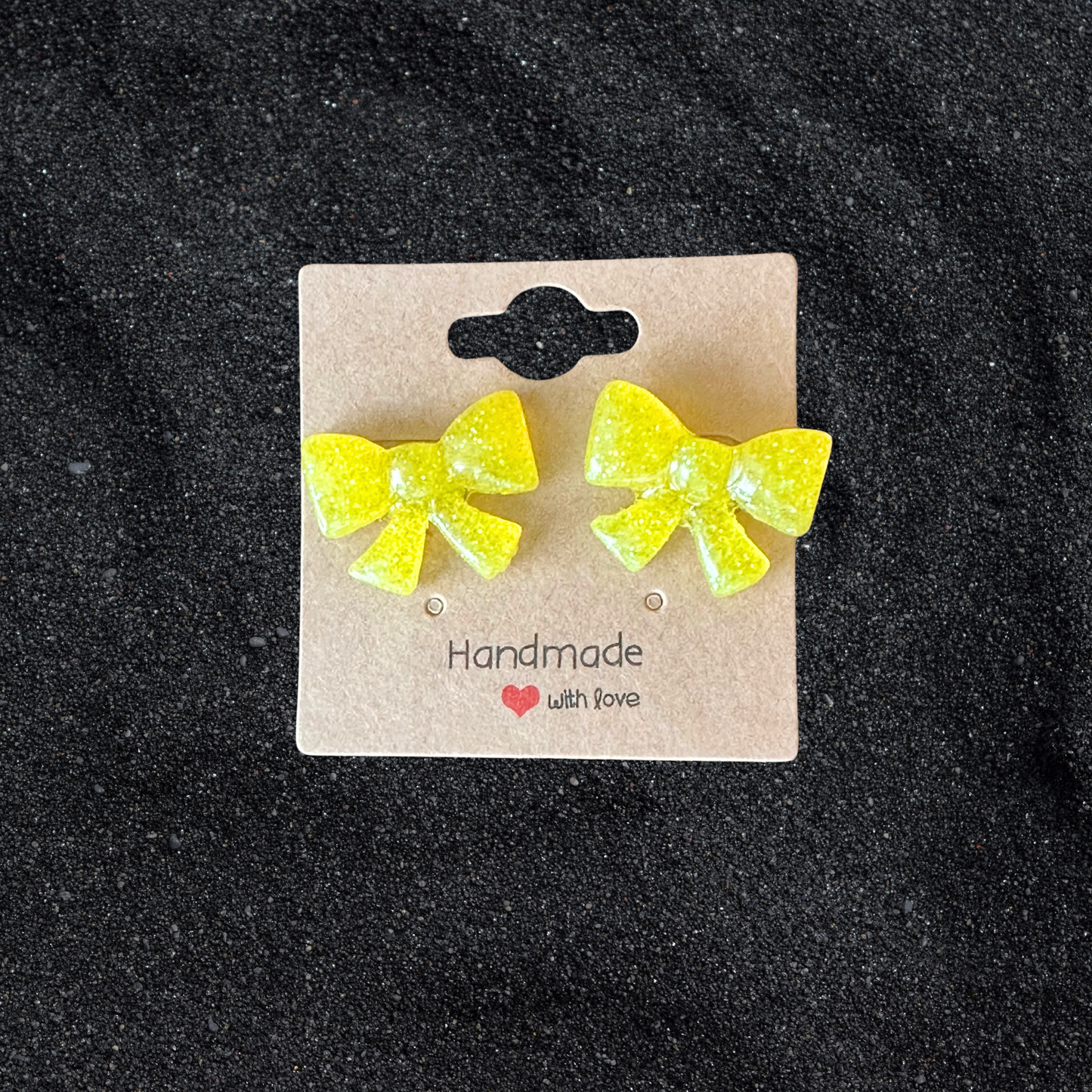 Glitter Resin Bows